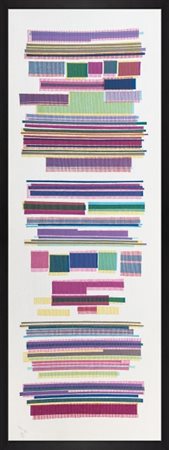 Aoi Huber-Kono, “Dittico B”, 1991, Serigrafia su carta, Edizione 86/100, cm...