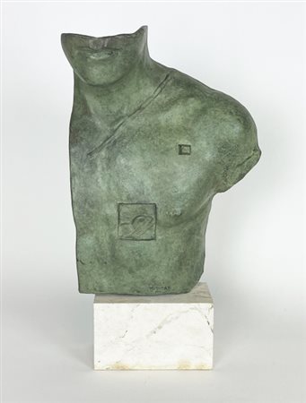 Igor Mitoraj, “Asclepios”, 1988, Bronzo, patina verde antico Edizione...