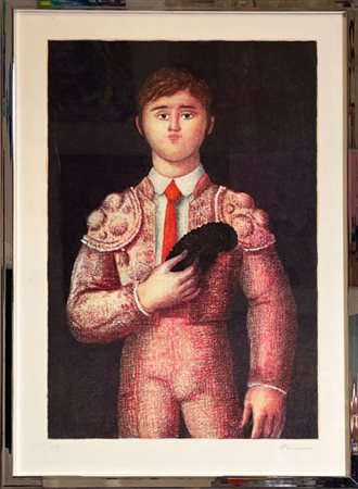 Antonio Bueno, Senza titolo, 1970 ca, Litografia a colori su carta, Edizione...