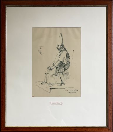 Giacomo Manzù, Senza titolo, 1961, Opere grafiche su carta Edizione 297/1250...