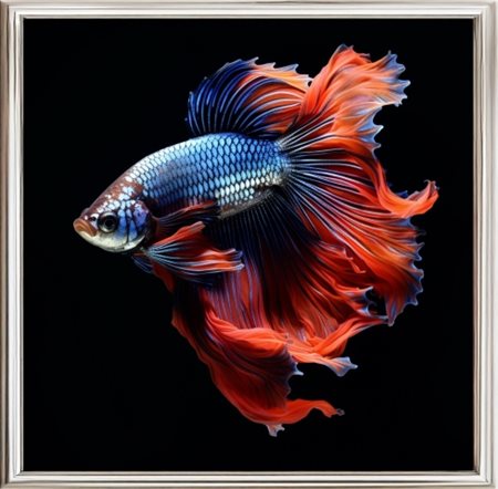 Eric Lespinasse, ”#11 - Pesce Colorato”, 2023, stampa d'arte digitale,...