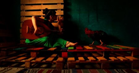 Nidaa Badwan (1987-), “Cento giorni di solitudine”, “Il Gallo”. 2015, Art...