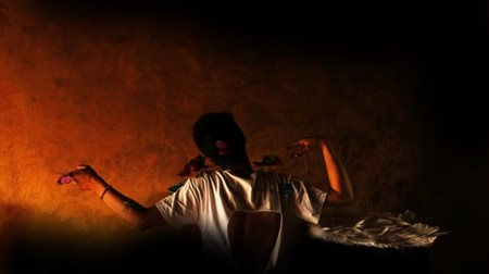 Nidaa Badwan (1987) “Le Oscure Notti dell’Anima - #7”, 2021, Art Matt Sihl,...