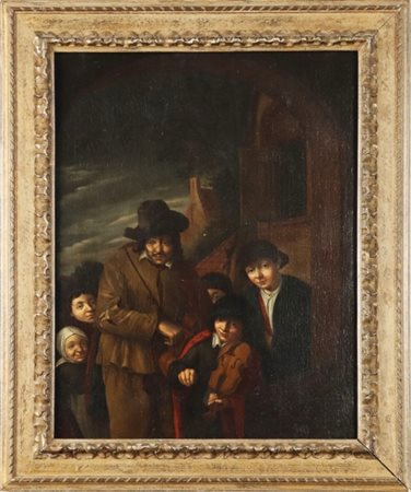 Pittore del 18° secolo, Interessante dipinto di scuola fiamminga,...