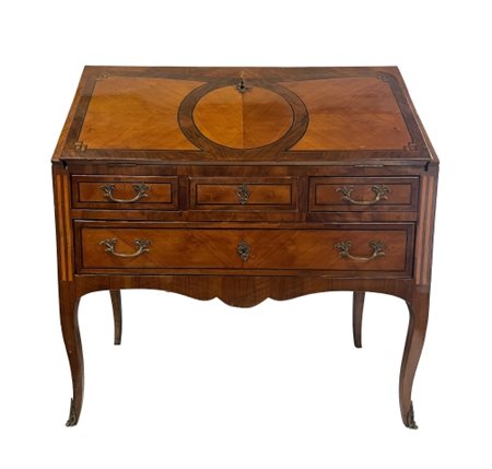 Scrivania a ribalta, XIX secolo, scrivania a ribalta Napoleone III...