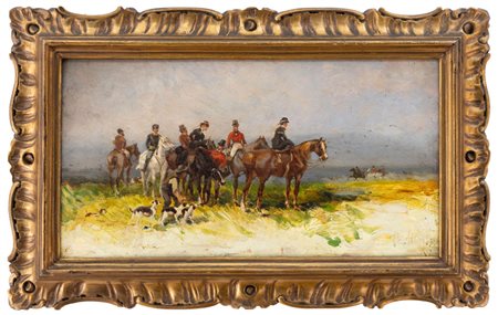 Sebastiano De Albertis - "Giornata di caccia"