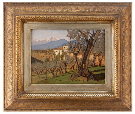 Giovanni Lomi - "Tra gli ulivi "