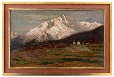 Giuseppe Carozzi - "Vetta innevata "