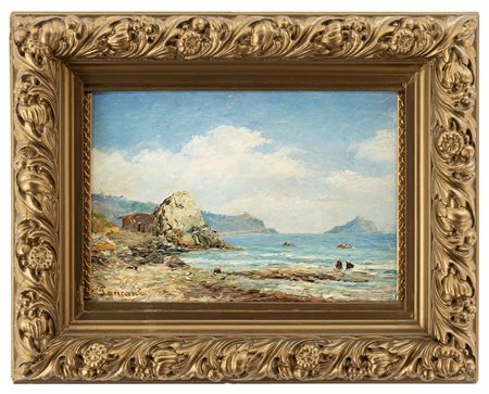 Firma indecifrata - "Sulla spiaggia"