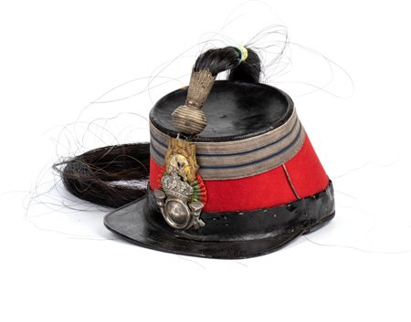  
Kepì della Guardia Nazionale a cavallo di Bologna seconda metà XIX sec.
 