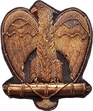  
Fregio da berretto della Camera dei Fasci e delle Corporazioni prima metà XX sec.
 65x85 mm