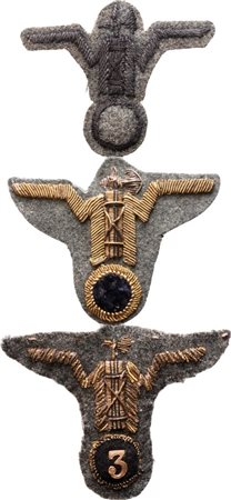  
GNR, lotto di tre fregi prima metà XX sec.
 60x80 mm