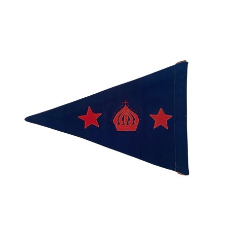  
Insegna distintivo per auto da generale di Corpo d'Armata prima metà XX sec.
 19x28 cm