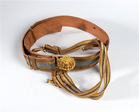  
Cintura in broccato da ufficiale della R. Aeronautica prima metà XX sec.
 