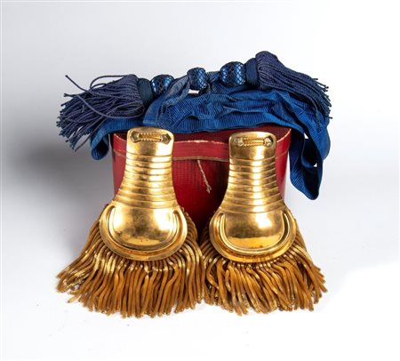  
Spalline da sottotenente contabile. Italia, Regno, periodo Umbertino. fine XIX sec.
 