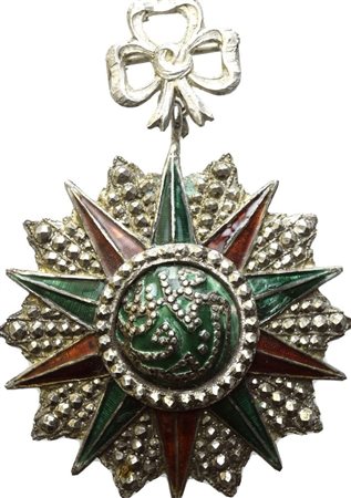  
Ordine di Nīshān al-Iftikār, ordine della Gloria, Insegna di Commendatore 
 