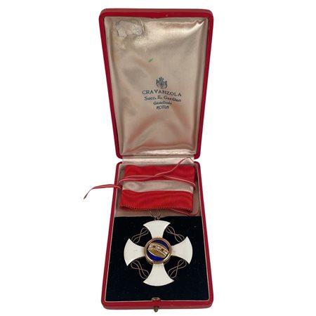  
Italia, Regno, Ordine della Corona, insegna di commendatore 
 55x55 mm