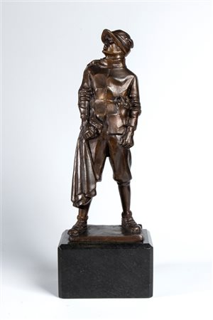  
Alpino prima metà XX sec.
fusione di bronzo a cera persa 39 cm