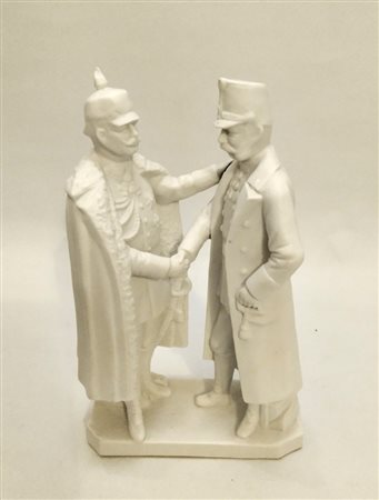  
Allegoria dell'alleanza austro-germanica primo quarto XX sec.
 19x12 cm