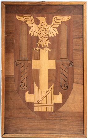  
Pannello con stemma di Stato prima metà XX sec.
 