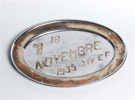  
Piatto fascista prima metà XX sec.
 
