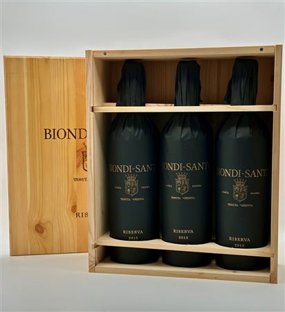 
Brunello Di Montalcino Riserva Biondi Santi  2015, 3 Bot 
Tuscany 