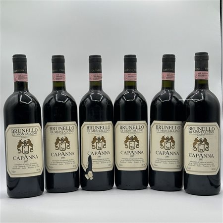 
Brunello Di Montalcino  Capanna  1997, 6 Bot
Tuscany 