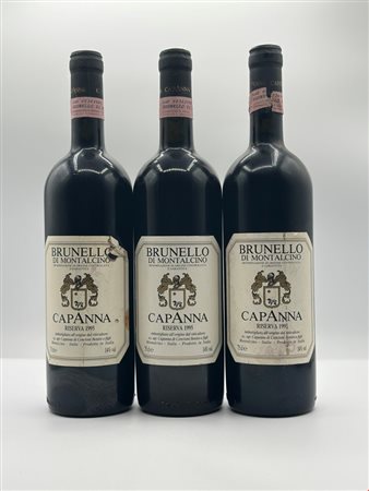  
Brunello Di Montalcino Riserva  Capanna  1995, 3 Bot
Tuscany 