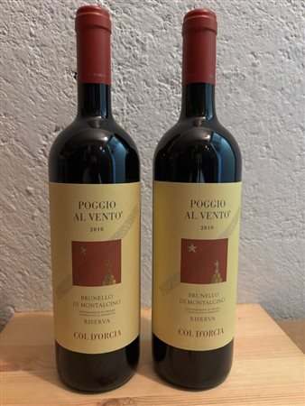  
Brunello di Montalcino Riserva Poggio Al Vento Col D'Orcia  2010, 2 Bot
Tuscany 