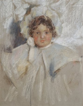 Anonimo di inizio XX secolo - Ritratto di fanciulla