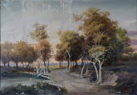 Anonimo -  Paesaggio lombardo