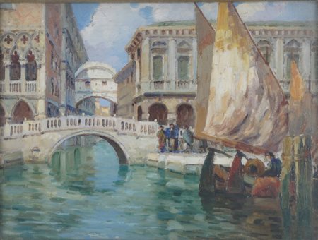 Anonimo - Scorcio di Venezia