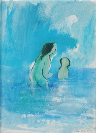 Gino Silvestri (1928 - ?)  - Le Bagnanti, 1970