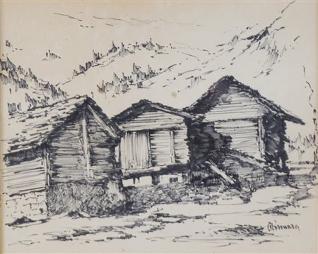 Ambrogio Vismara (Seregno 1900 - Milano 1994)  - Baite
