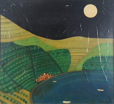 Anonimo seconda metà secolo XX - Paesaggio