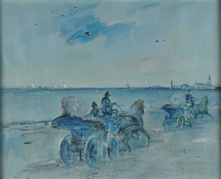 Bruno Martini - Carrozze in riva al mare