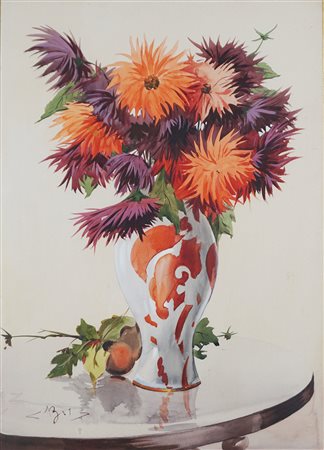 Scuola prima metà secolo XX - Vaso di fiori