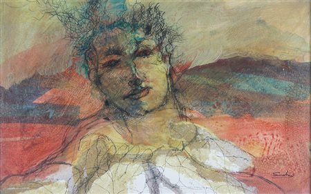 Anonimo seconda metà secolo XX - Ritratto