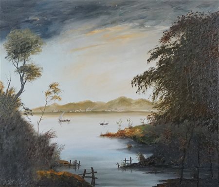 Anonimo seconda metà secolo XX - Lago Montano