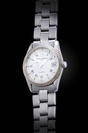 BAUME & MERCIER<BR>Mod. "Date", ref.5188 , anni '80