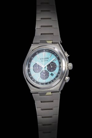 CITIZEN<BR>Mod. "Super Titanium Chronograph", ref. b620-0097h01, anno 2025