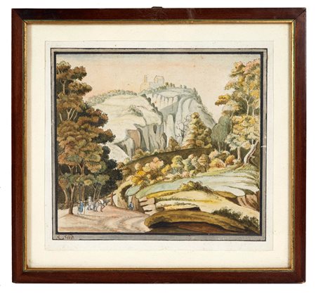  
"Paesaggio" 
Acquerello su carta Cm 17x19