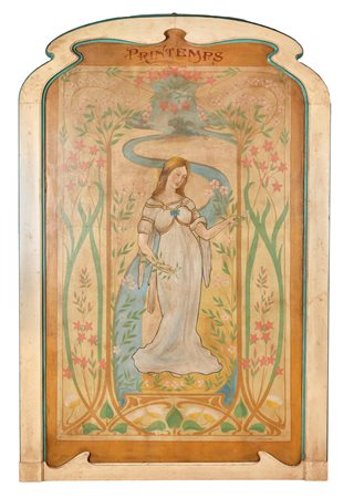  
"Primavera" 
 Olio su tela  Cm 172x102