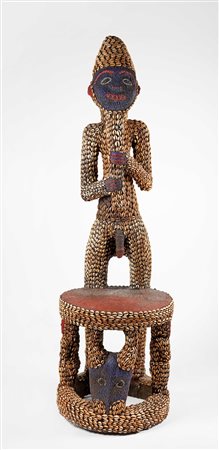  Trono Bamum  Cm 160x48x46