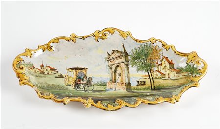 Angelo Minghetti (Bologna, 1822 - Bologna, 1885) 
Svuotatasche  1890-1900
 Cm 3x29,5x15