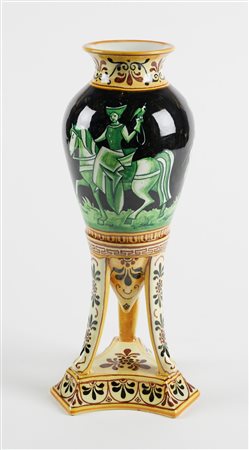 Angelo Minghetti (Bologna, 1822 - Bologna, 1885) 
Vaso anfora XX secolo
 Cm 29x12x12