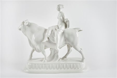 KPM Porcelain Berlin (Berlino, 19/09/1763 - ) 
 Metà del XX secolo
 Cm 40,5x39,5x13,5