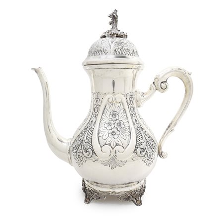 Teiera in argento 800