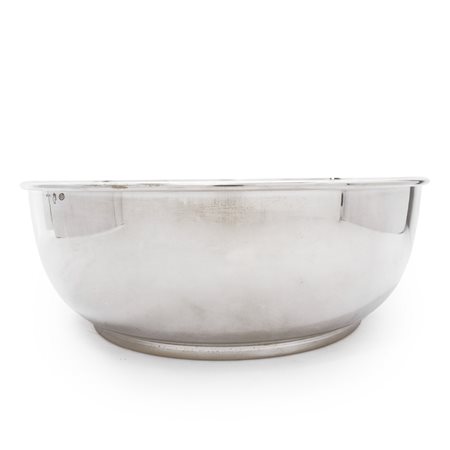 Centrotavola rotondo in argento 800