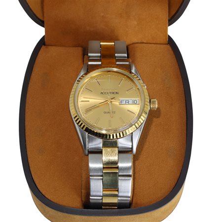 Bulova (1875)  - Orologio modello Accutron in acciaio bicolore argentato e dorato